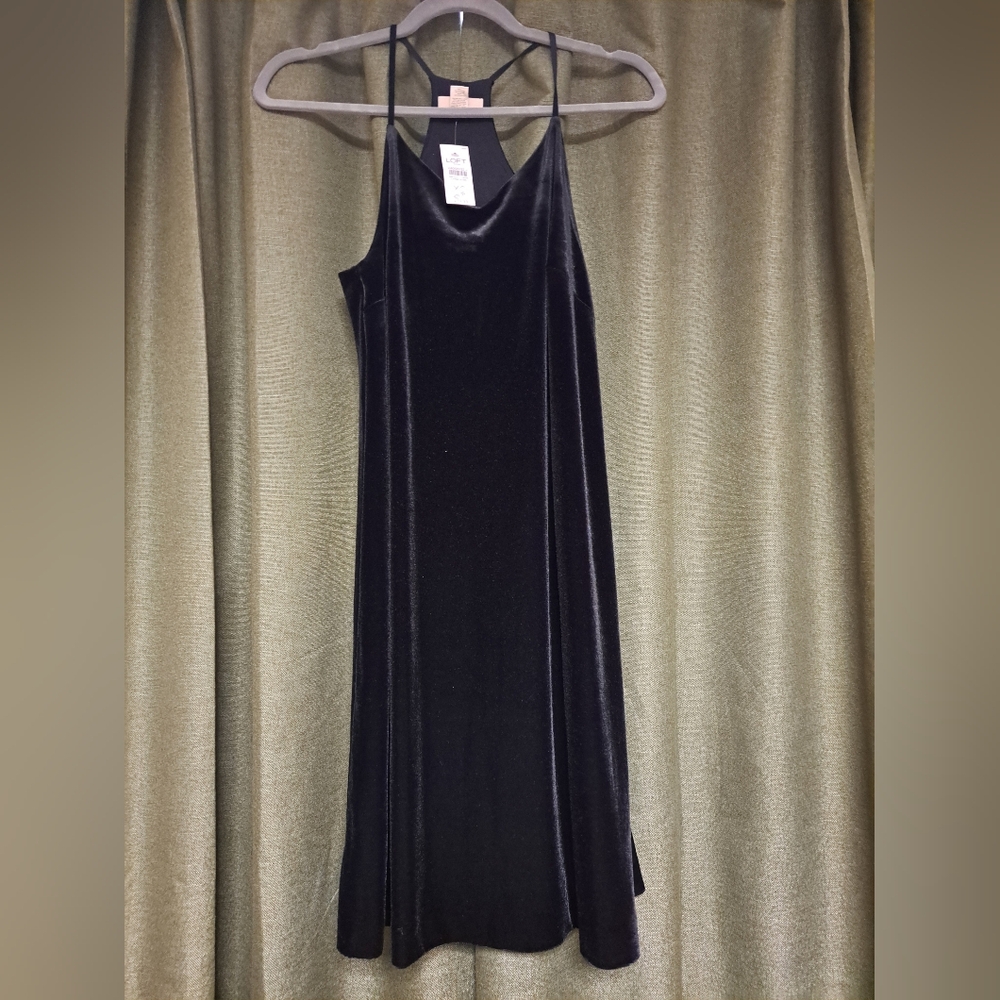 Loft Black Velvet Mini